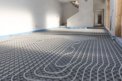 Completed Radiant Floor Heating